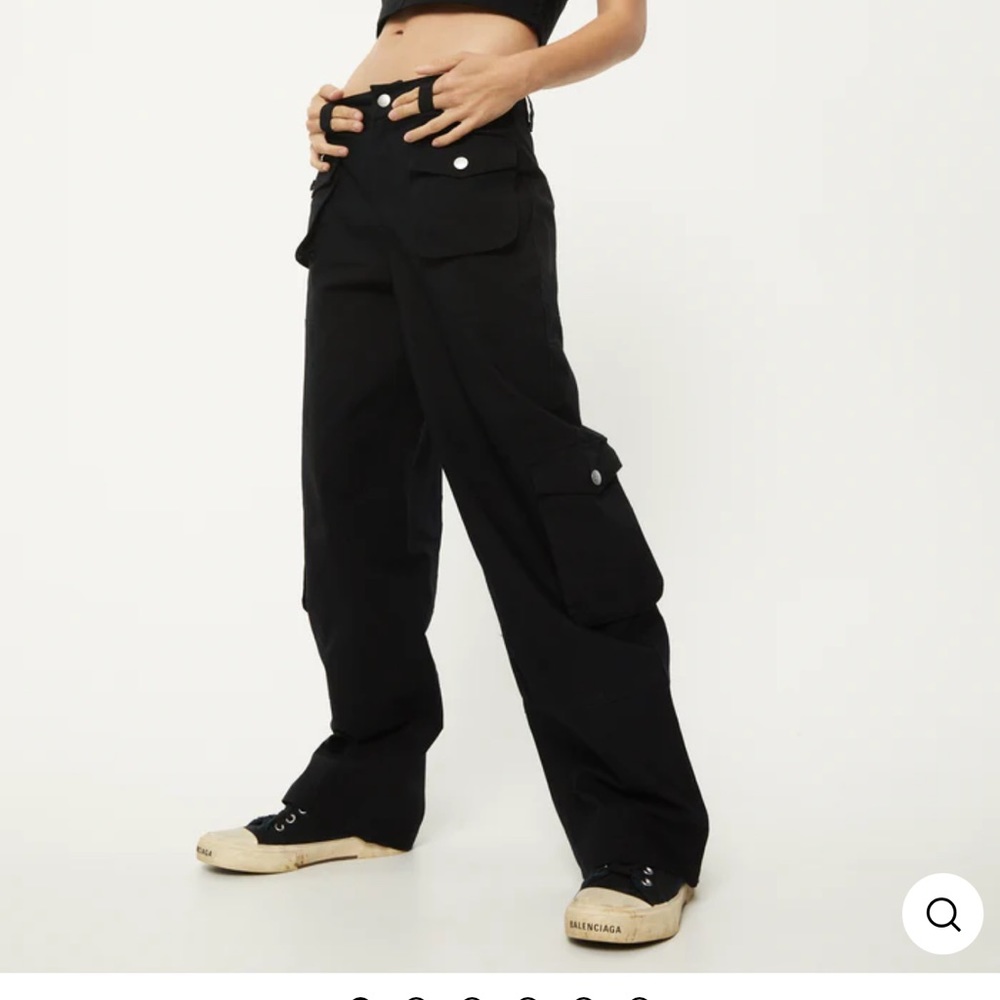 Afends black cargo pants